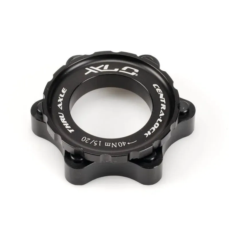 XLC Centerlock Adapter for 6 Hole Rotor Thru Axle, Black XLC Centerlock Adapter for 6 Hole Rotor Thru Axle, Black