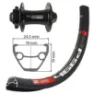 XLC Dt Swiss 466d Evo 27.5´´ 6b Disc Mtb Framhjul