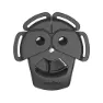 XLC Fidlock Släpvagnskopplingens Lås, Black, One Size