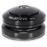 XLC Hs-i24 A-head Tapered 1-1/8-1-1/4 Integrerat Styrlager, Black, 1 1/8 - 1 1/4"