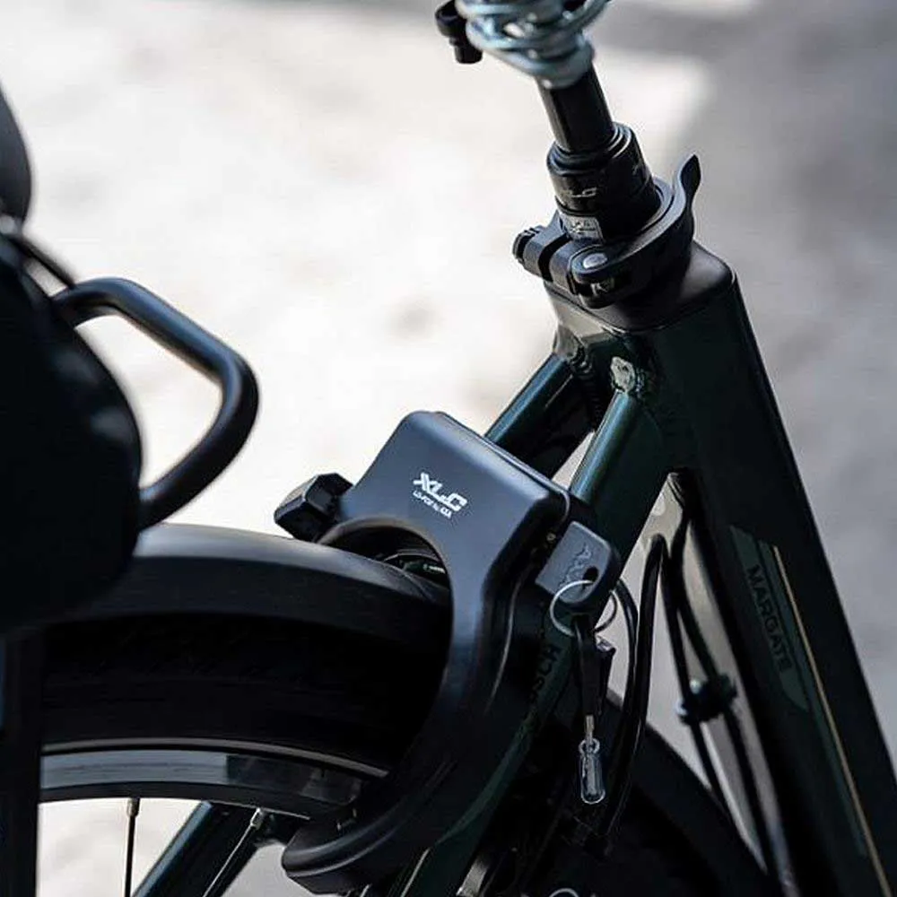 XLC Lo-f02 Fantomas Ii Cykelramlås, Black, One Size