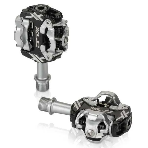 XLC Mtb System Pd-s17 Cykelpedaler, Double side / black / silver, One Size