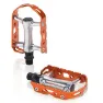 XLC Mtb Ultralight V Pd-m15 Cykelpedaler, Silver / orange, One Size