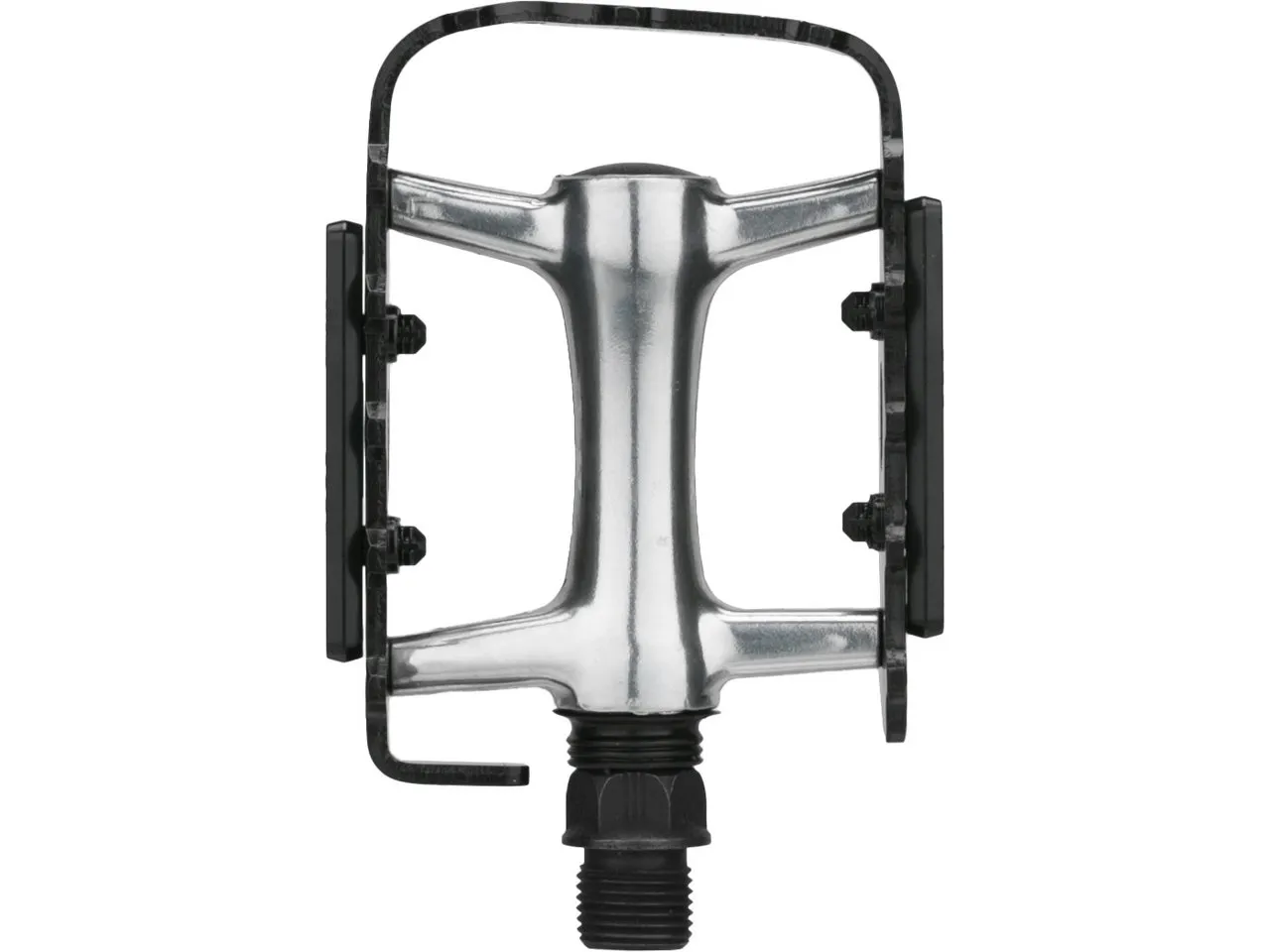 XLC Plattformpedale PD-M04, Black / silver, One Size