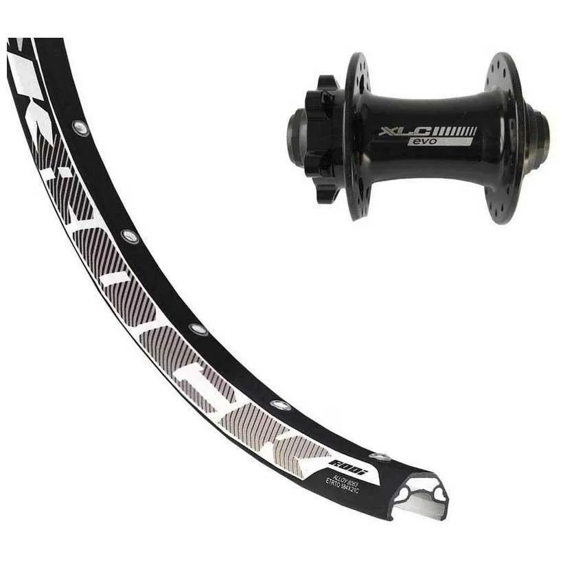 XLC Rodi Black Rock 27.5´´ 6b Disc Mtb Framhjul, Black, 15 x 100mm