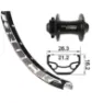 XLC Rodi Black Rock 27.5´´ 6b Disc Mtb Framhjul, Black, 15 x 100mm