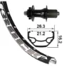 XLC Rodi Black Rock Evo 26´´ 6b Disc Mtb Bakhjul