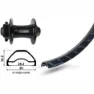 XLC Rodi Ready 25 Evo 27.5´´ 6b Disc Mtb Framhjul, Black, 15 x 100mm