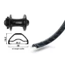 XLC Rodi Ready 25 Evo 29´´ 6b Disc Mtb Framhjul, Black, 15 x 100mm