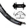 XLC Rodi Tryp 35 Evo 27.5´´ 6b Disc Mtb Framhjul, Black, 15 x 110mm