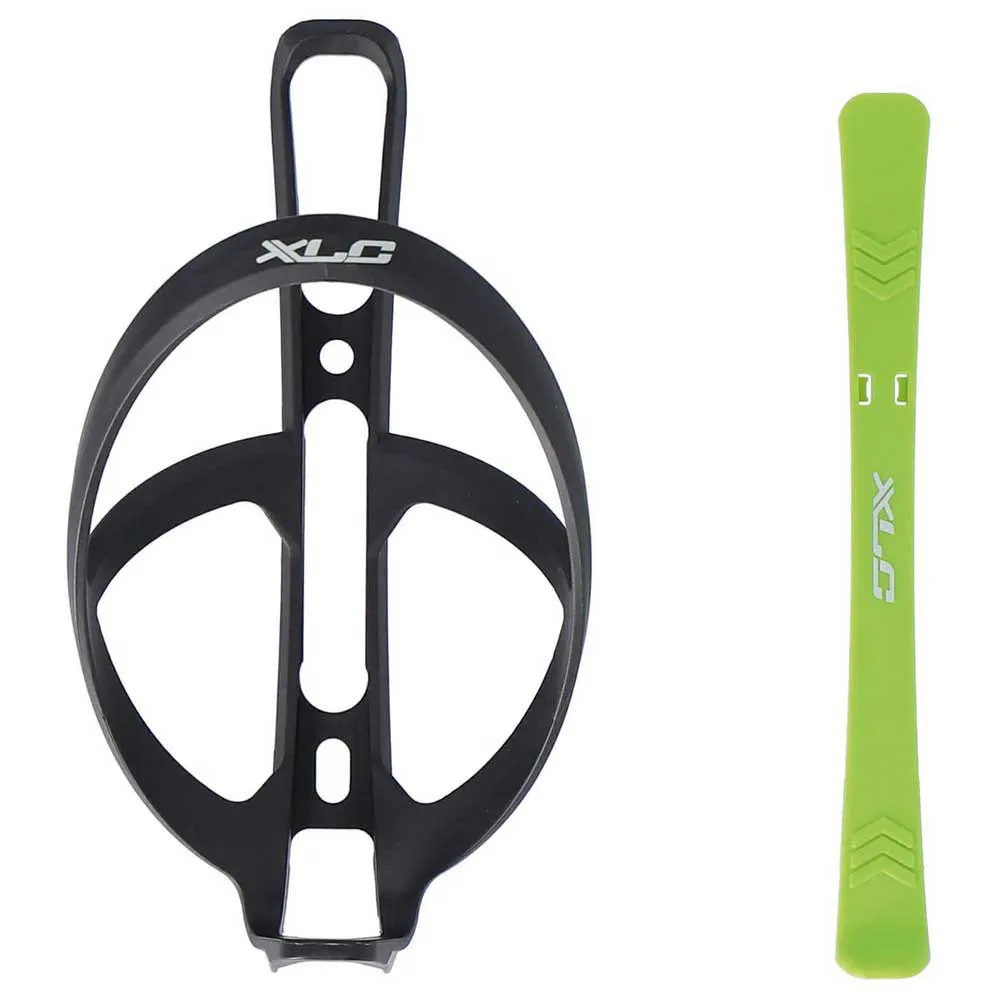 XLC Tyre Lever Flaskhållare, Black / green, One Size XLC Tyre Lever Flaskhållare, Black / green, One Size