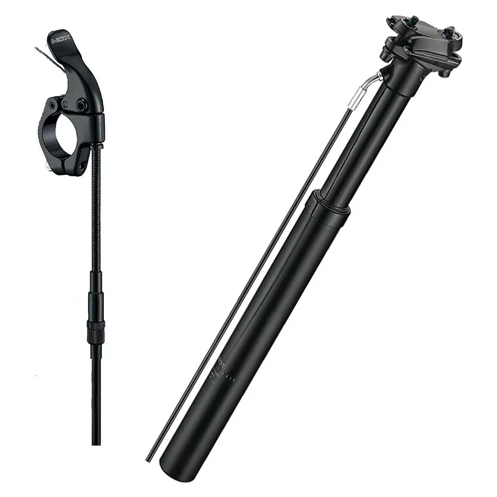XON External Cable Dropperstolpe 100 Mm, Black, 305-405mm, 31.6mm