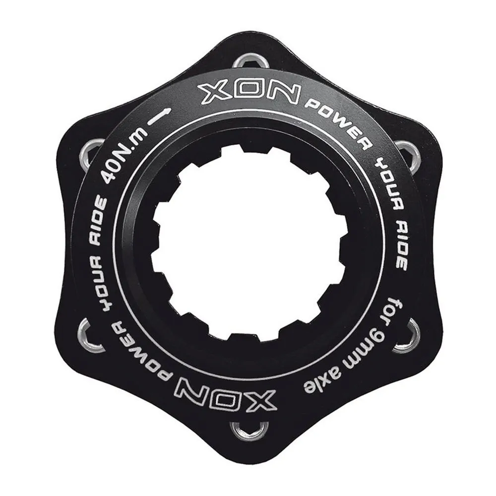 XON Pivot Cl 9 Mm Bromsskivsadapter För Cykel, Black, One Size