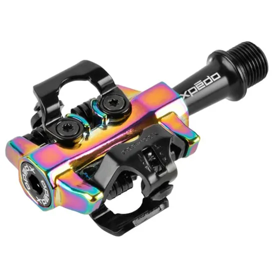 Xpedo Cxr Clipless Cykelpedaler, Oil slick, One Size