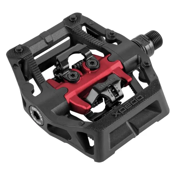 Xpedo Gfx Neo Clipless Cykelpedaler, Black / red, One Size