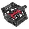 Xpedo Gfx Neo Clipless Cykelpedaler, Black / red, One Size