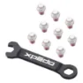 Xpedo Mx Force Pedalpinnar, Silver, One Size