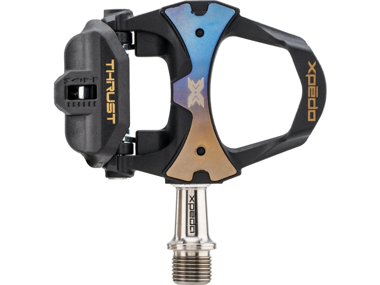 Xpedo Thrust 8 Ti Klickpedale, Black / rainbow, One Size Xpedo Thrust 8 Ti Klickpedale, Black / rainbow, One Size