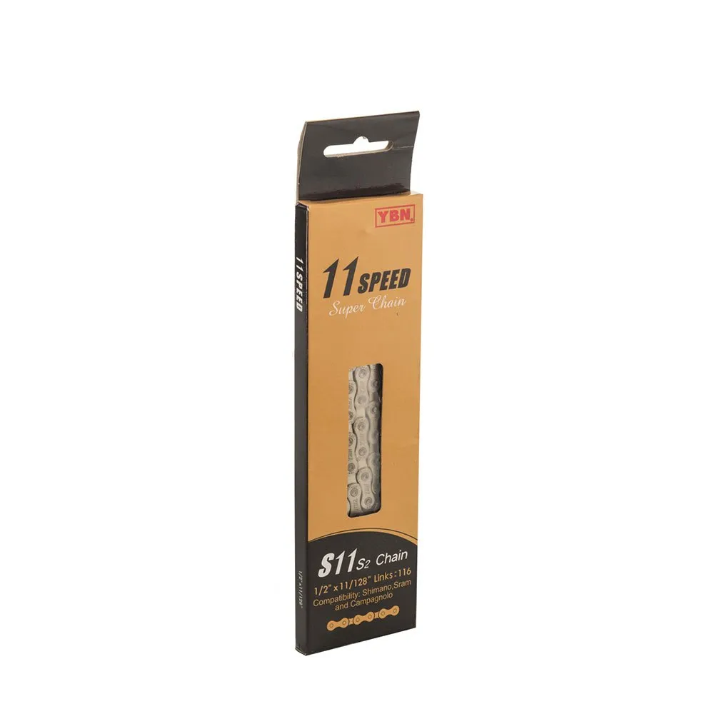 YABAN S11s2 11s Kedja, Silver, 128 Links