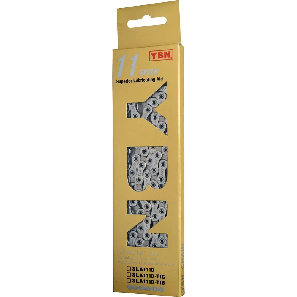 YABAN Sla-1110 11s Kedja, Silver, 116 Links
