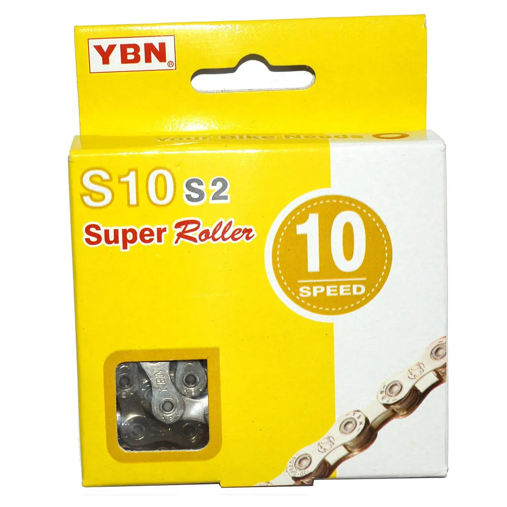 YBN S10 Shimano/sram/campagnolo Kedja, Silver / grey, 116 Links