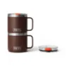 Yeti Rambler 14 OZ 414 MS Stackable Mug 2.0, Wetlands Brown