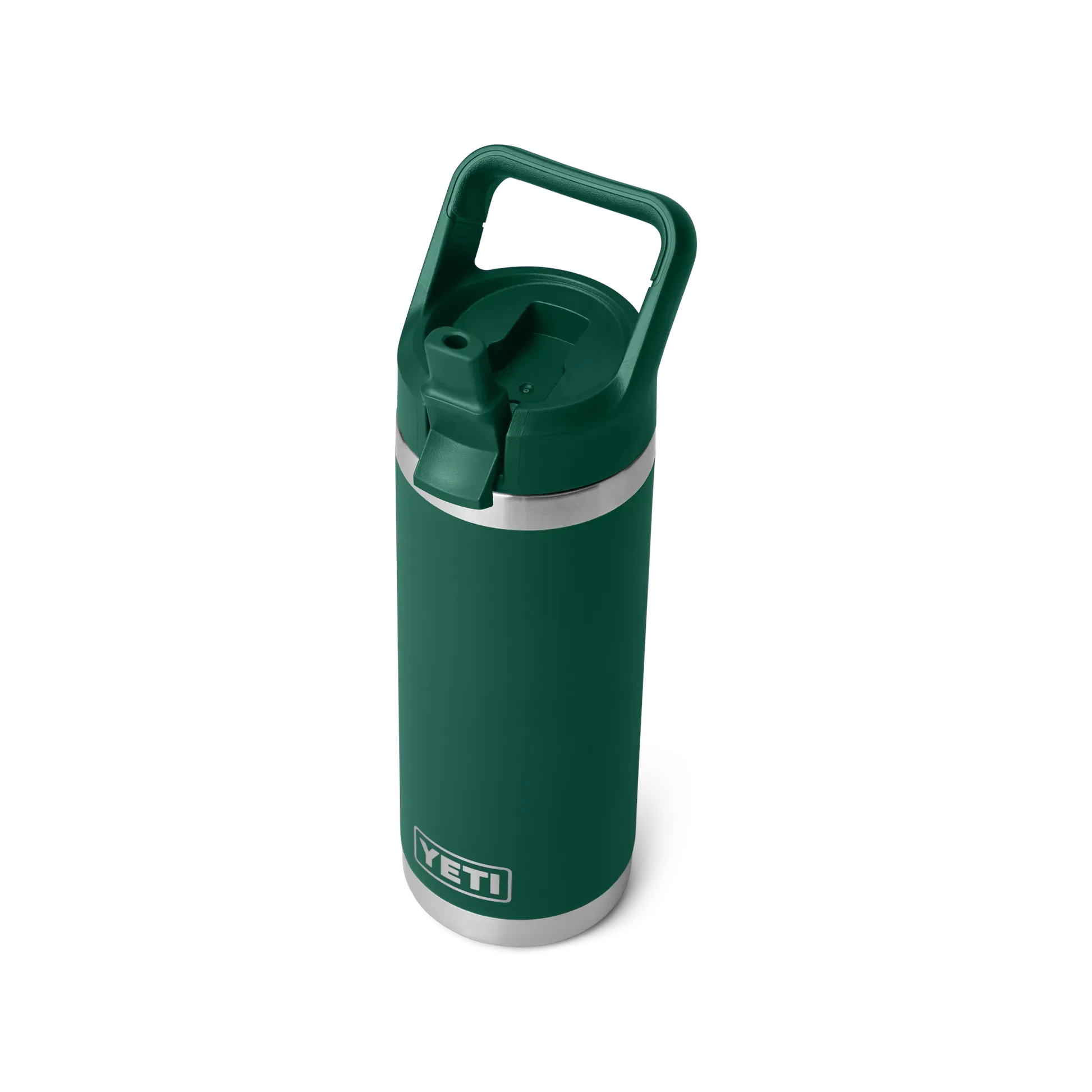 Yeti Rambler 18oz/532m Bottle with Straw Cap, Black forest green Yeti Rambler 18oz/532m Bottle with Straw Cap, Black forest green