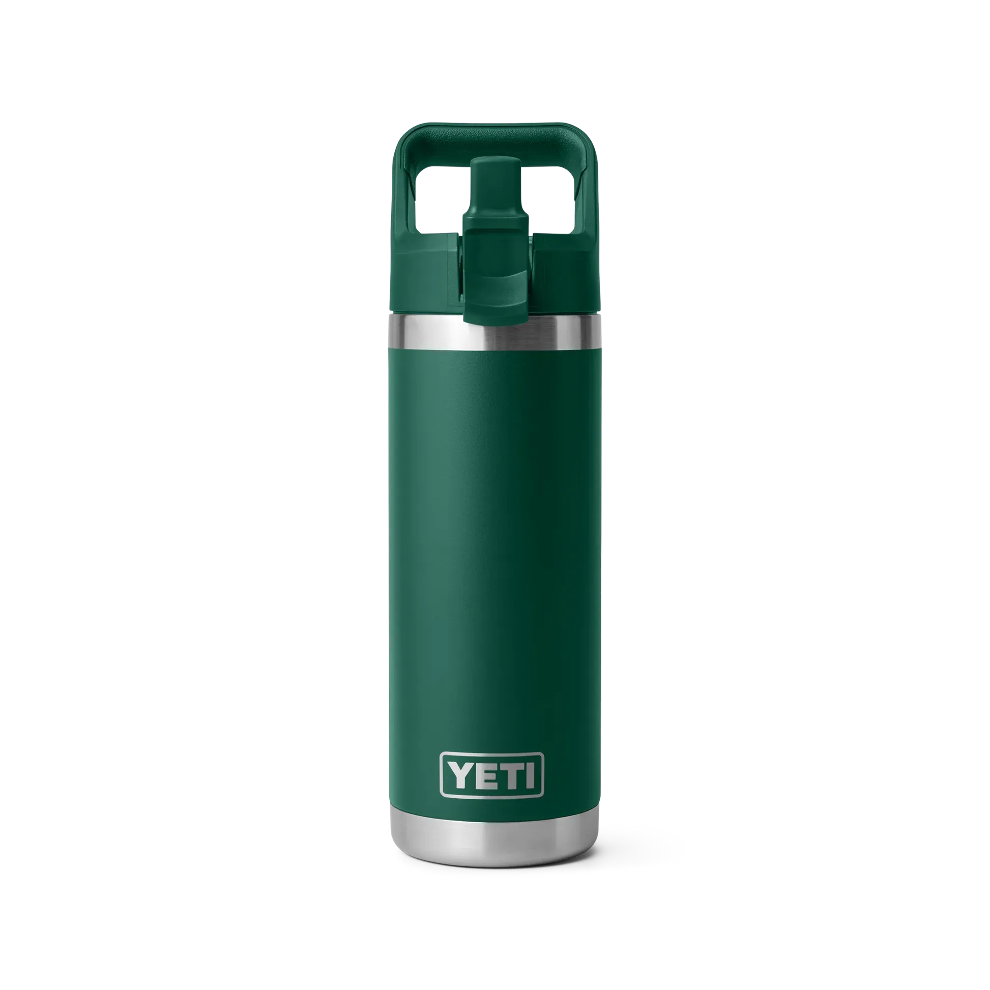 Yeti Rambler 18oz/532m Bottle with Straw Cap, Black forest green Yeti Rambler 18oz/532m Bottle with Straw Cap, Black forest green