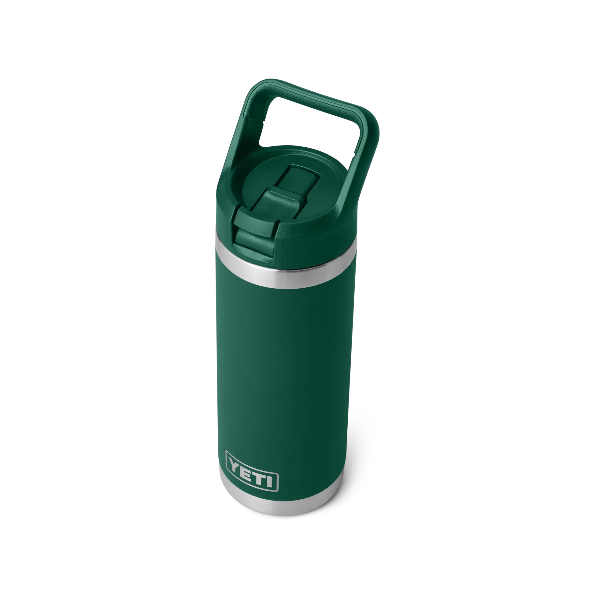 Yeti Rambler 18oz/532m Bottle with Straw Cap, Black forest green Yeti Rambler 18oz/532m Bottle with Straw Cap, Black forest green
