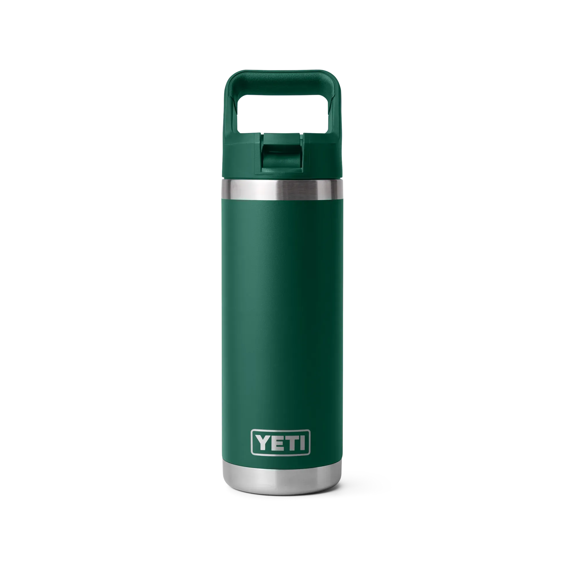 Yeti Rambler 18oz/532m Bottle with Straw Cap, Black forest green Yeti Rambler 18oz/532m Bottle with Straw Cap, Black forest green