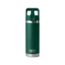 Yeti Rambler 18oz/532m Bottle with Straw Cap, Black forest green