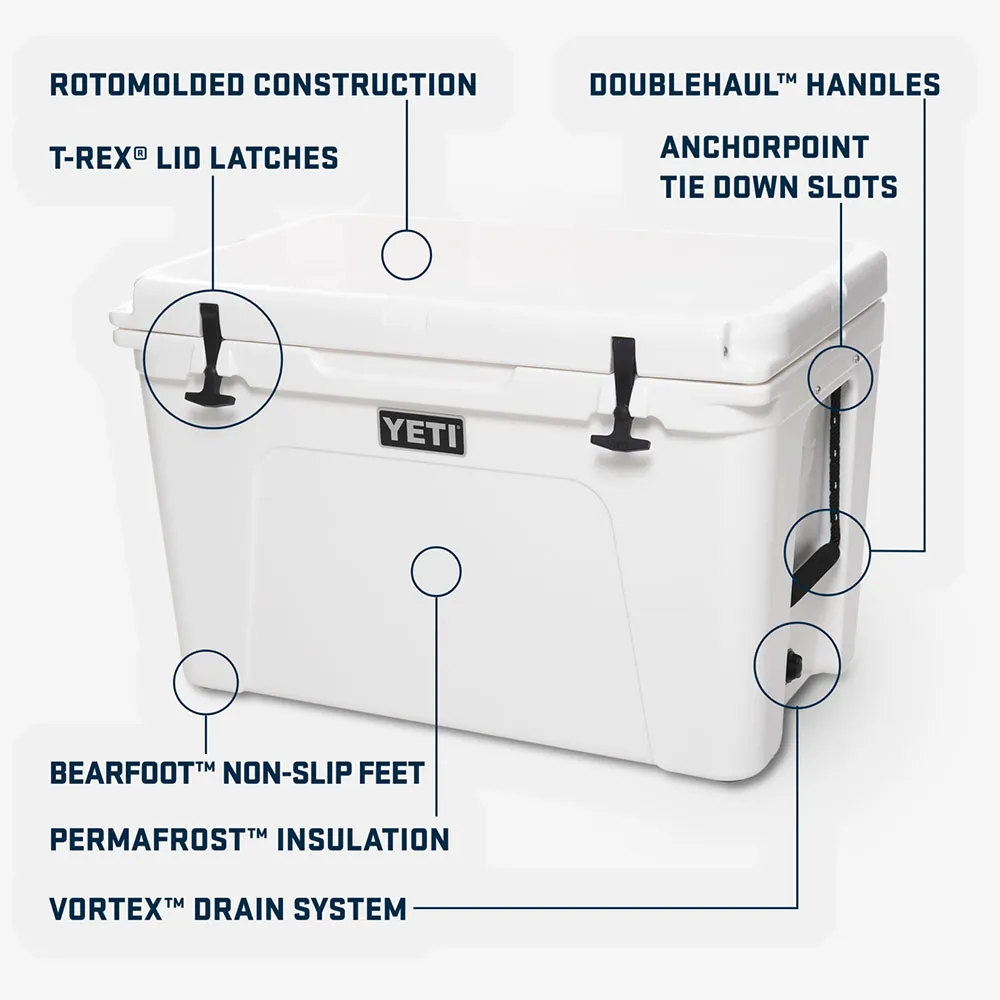 Yeti Tundra 105l Styv Bärbar Kylbox, White, One Size