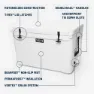 Yeti Tundra 105l Styv Bärbar Kylbox, White, One Size