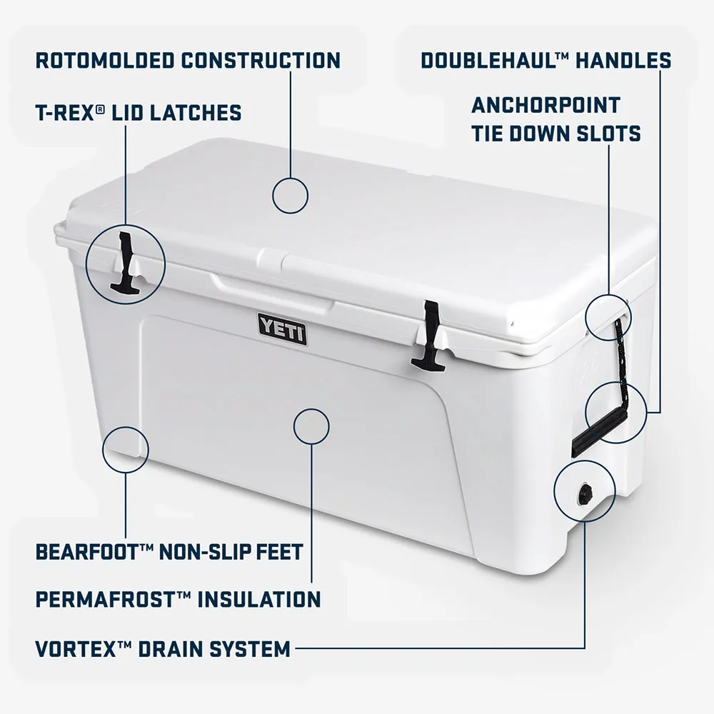 Yeti Tundra 125l Styv Bärbar Kylbox, White, One Size