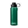 Yeti Yonder 34 OZ 1 L Bottle With Tether Cap, Black forest green