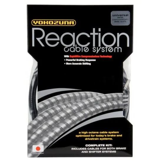 Yokozuna Bike Reaction Universal Cable/casing Kit Shimano/sram Växlingskabelsats, Black, One Size Yokozuna Bike Reaction Universal Cable/casing Kit Shimano/sram Växlingskabelsats, Black, One Size