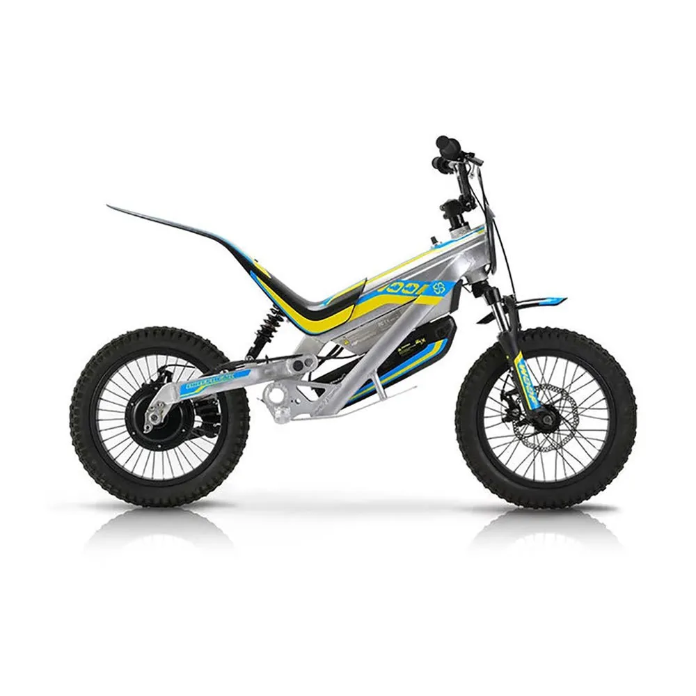 Yotsuba Moto Woof 16 Motocross/trial Elektrisk Motorcykel, Silver / blue / yellow, One Size Yotsuba Moto Woof 16 Motocross/trial Elektrisk Motorcykel, Silver / blue / yellow, One Size