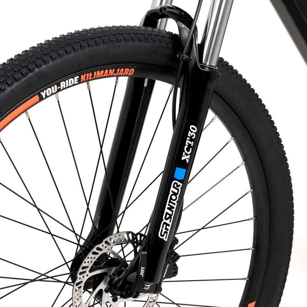 Youin Kilimanjaro 29´´ Elcykel Mtb, Black / orange, M, 540Wh