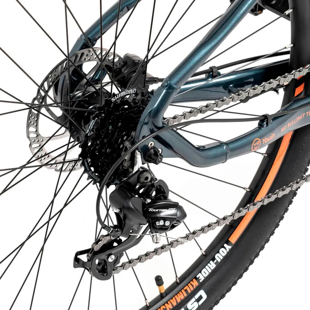 Youin Kilimanjaro 29´´ Elcykel Mtb, Black / orange, M, 540Wh