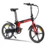 Youin Oslo Hopvikbar Elcykel, Red, One Size