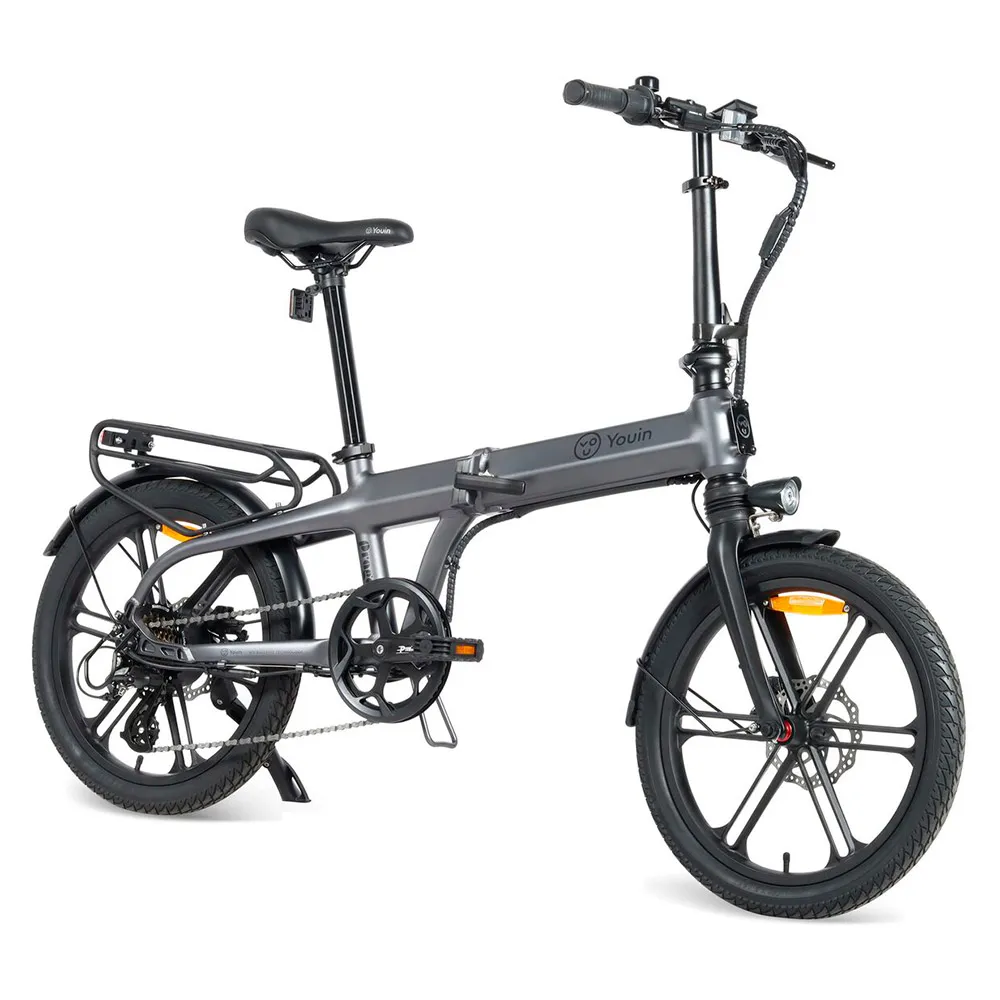 Youin Prague Hopvikbar Elcykel, Grey, One Size