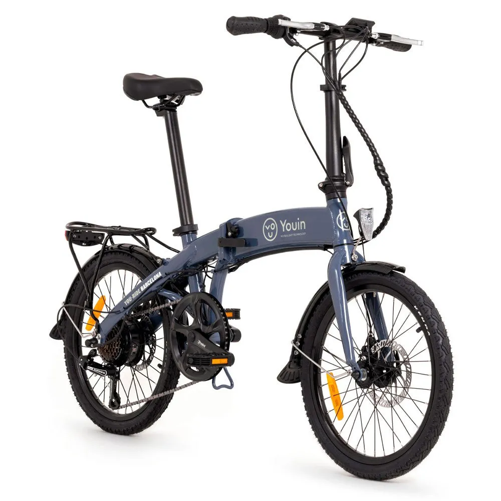 Youin You-ride Barcelona Hopvikbar Elcykel, Blue, One Size, 250Wh