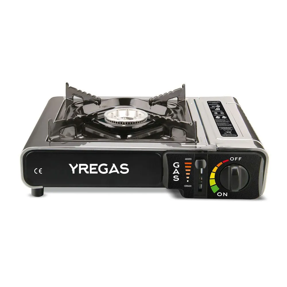 Yregas Bärbar 1-brännare Spis C/b230, Black, One Size