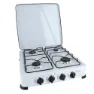 Yregas Emaljerad Gasspis 4 Brännare, White, One Size