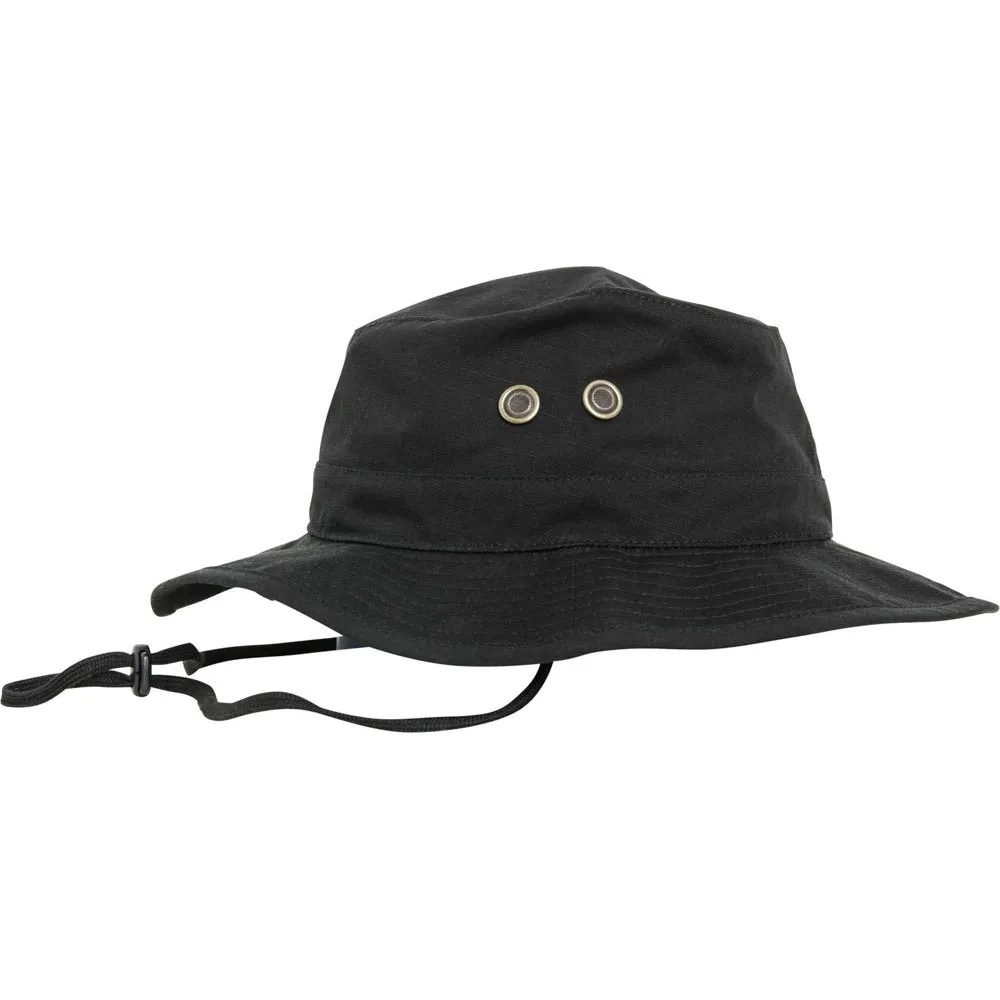 Yupoong Fishing Ripstop Hatt, Black