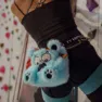 YY Vertical Bear Kritpåse, Light blue, One Size