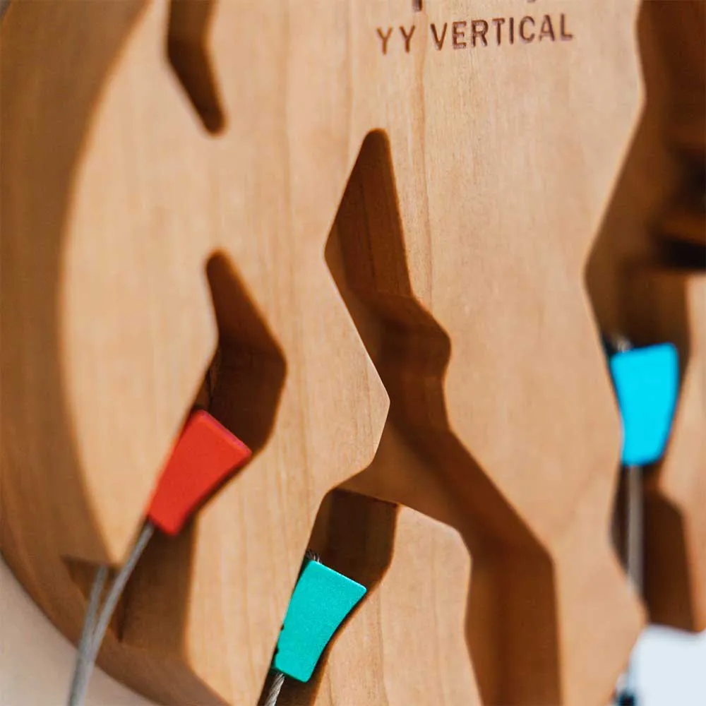 YY Vertical Circle Nyckelring YY Vertical Circle Nyckelring