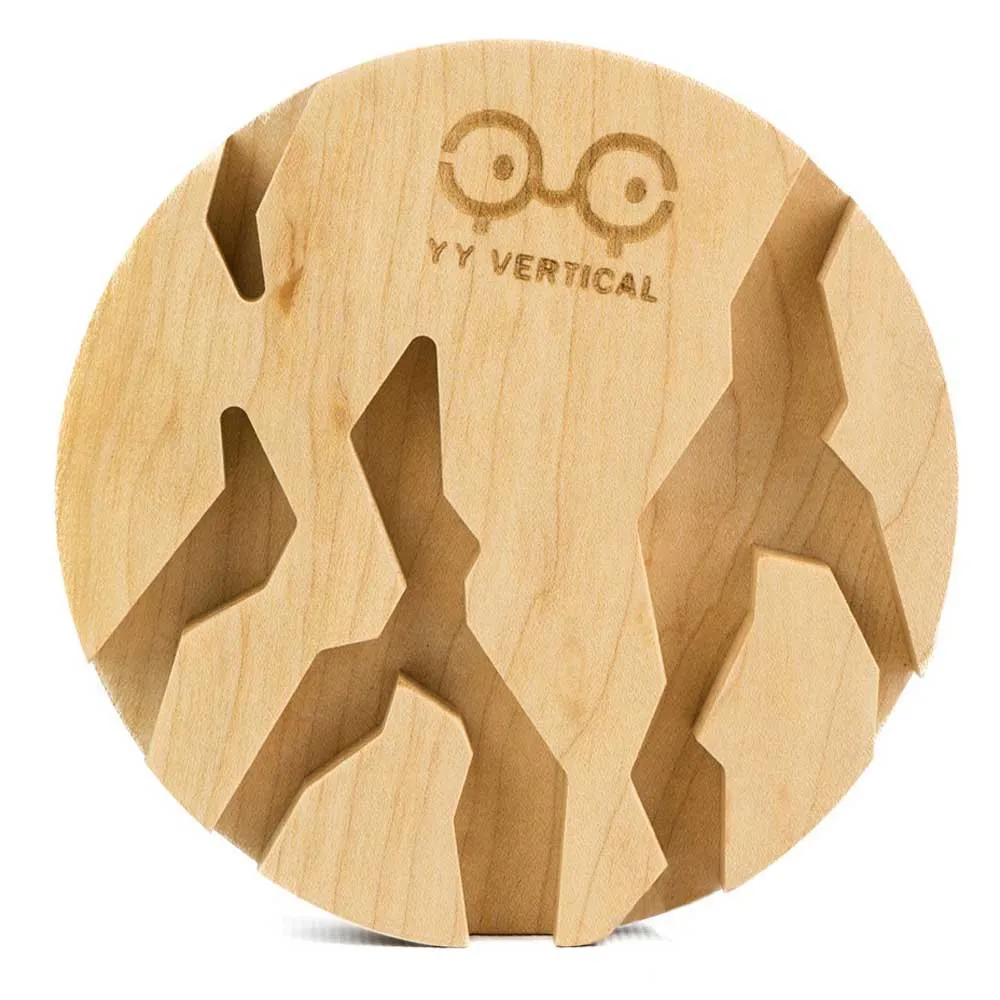 YY Vertical Circle Nyckelring