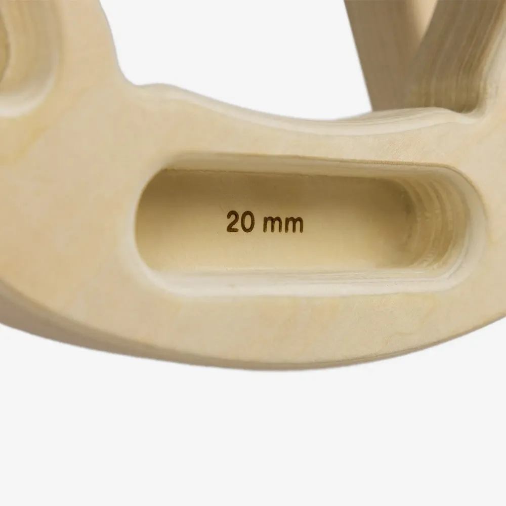 YY Vertical Penta Evo Klättergrepp, Wood, One Size