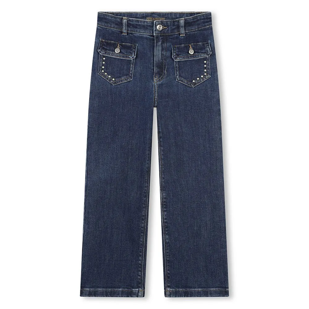 Zadig & Voltaire X60197 Byxor, Double stone + brush, 8Y